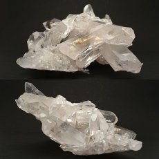 画像2: 【 一点もの 】 ゼッカデソーザ水晶 原石 クラスター 556g ブラジル・ゼッカデソーザ産 Zecadesouza Quartz 稀少石 浄化 天然石 パワーストーン カラーストーン (2)