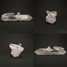 画像2: 【 一点もの 】 ゼッカデソーザ水晶 原石 クラスター 340g ブラジル・ゼッカデソーザ産 Zecadesouza Quartz 稀少石 浄化 天然石 パワーストーン カラーストーン (2)