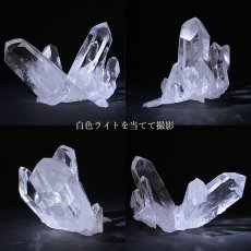 画像3: 【 一点もの 】 ゼッカデソーザ水晶 原石 クラスター 194g ブラジル・ゼッカデソーザ産 Zecadesouza Quartz 稀少石 浄化 天然石 パワーストーン カラーストーン (3)