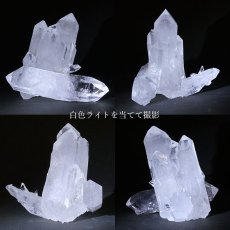 画像3: 【 一点もの 】 ゼッカデソーザ水晶 原石 クラスター 265g ブラジル・ゼッカデソーザ産 Zecadesouza Quartz 稀少石 浄化 天然石 パワーストーン カラーストーン (3)