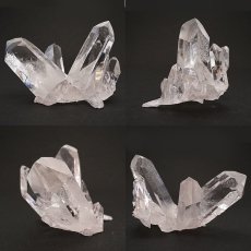 画像2: 【 一点もの 】 ゼッカデソーザ水晶 原石 クラスター 194g ブラジル・ゼッカデソーザ産 Zecadesouza Quartz 稀少石 浄化 天然石 パワーストーン カラーストーン (2)