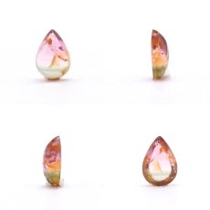 画像2: バイカラートルマリン ルース 0.84ct ブラジル産 ドロップ 【 一点物 】 Bicolor Tourmaline 裸石 10月誕生石 電気石 ピンク ブルー 天然石 パワーストーン カラーストーン (2)