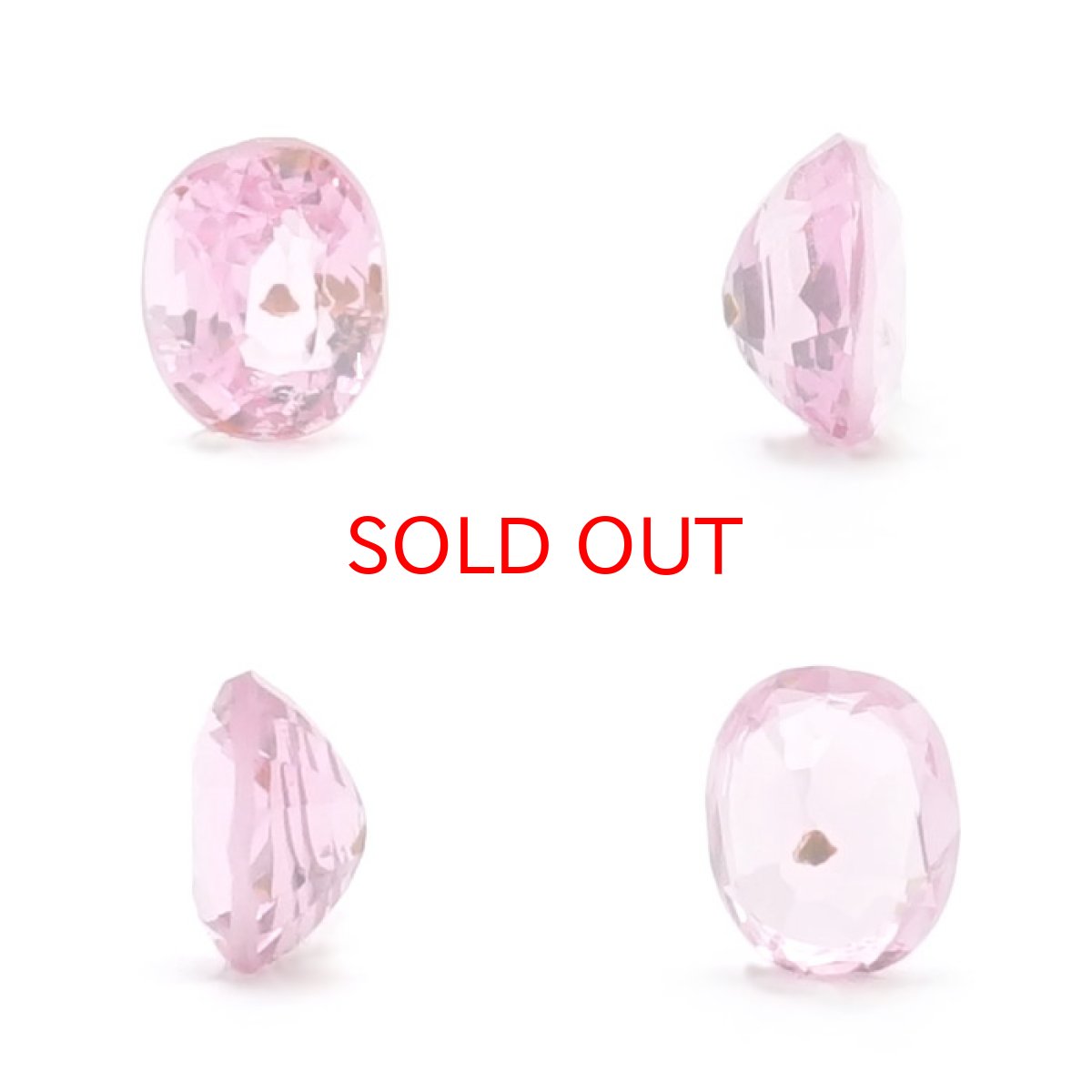 画像2: ピンクスピネル ルース 0.35ct ミャンマー産 オーバルカット【 一点物 】 pink spinel 8月誕生石 天然石 パワーストーン カラーストーン (2)