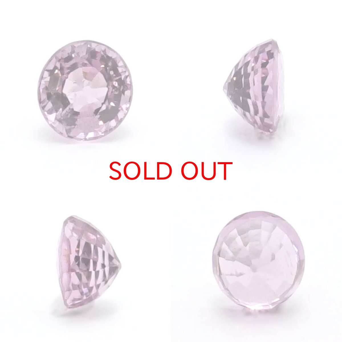 画像2: パープルスピネル ルース 0.84ct ミャンマー産 ラウンドカット【 一点物 】 purple spinel 8月誕生石 天然石 パワーストーン カラーストーン (2)