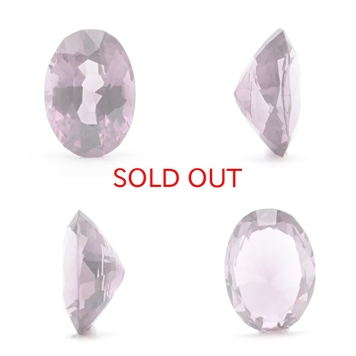 画像2: バイオレットスピネル ルース 0.86ct ミャンマー産 オーバルカット【 一点物 】 violet spinel 8月誕生石 天然石 パワーストーン カラーストーン (2)