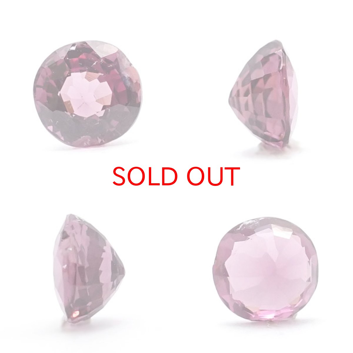 画像2: バイオレットスピネル ルース 0.93ct ミャンマー産 ラウンドカット【 一点物 】 violet spinel 8月誕生石 天然石 パワーストーン カラーストーン (2)