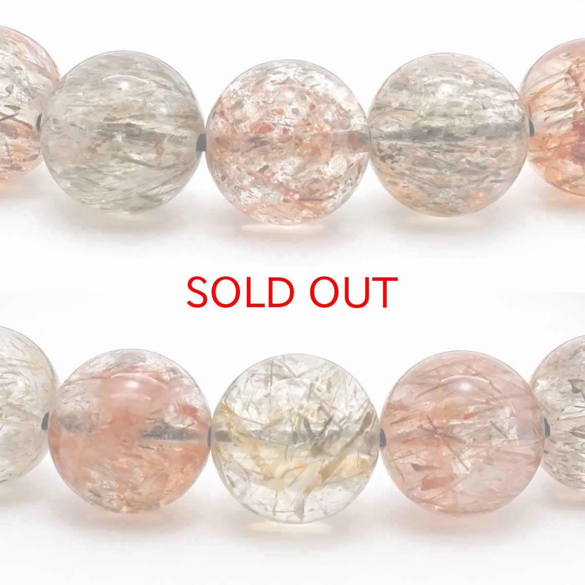 画像2: スーパールチル ブレスレット 10mm ブラジル産 【 1点もの 】 ルチル 金紅石入り水晶 黄金色 ゴールド ブレス 浄化 お守り 天然石 パワーストーン カラーストーン (2)