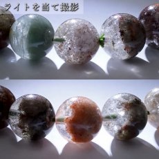 画像3: 【 一点もの 】 ガーデンクォーツ 10mm ブレスレット ブラジル産 Garden quartz 庭園水晶 水晶 お守り 浄化 天然石 パワーストーン カラーストーン (3)