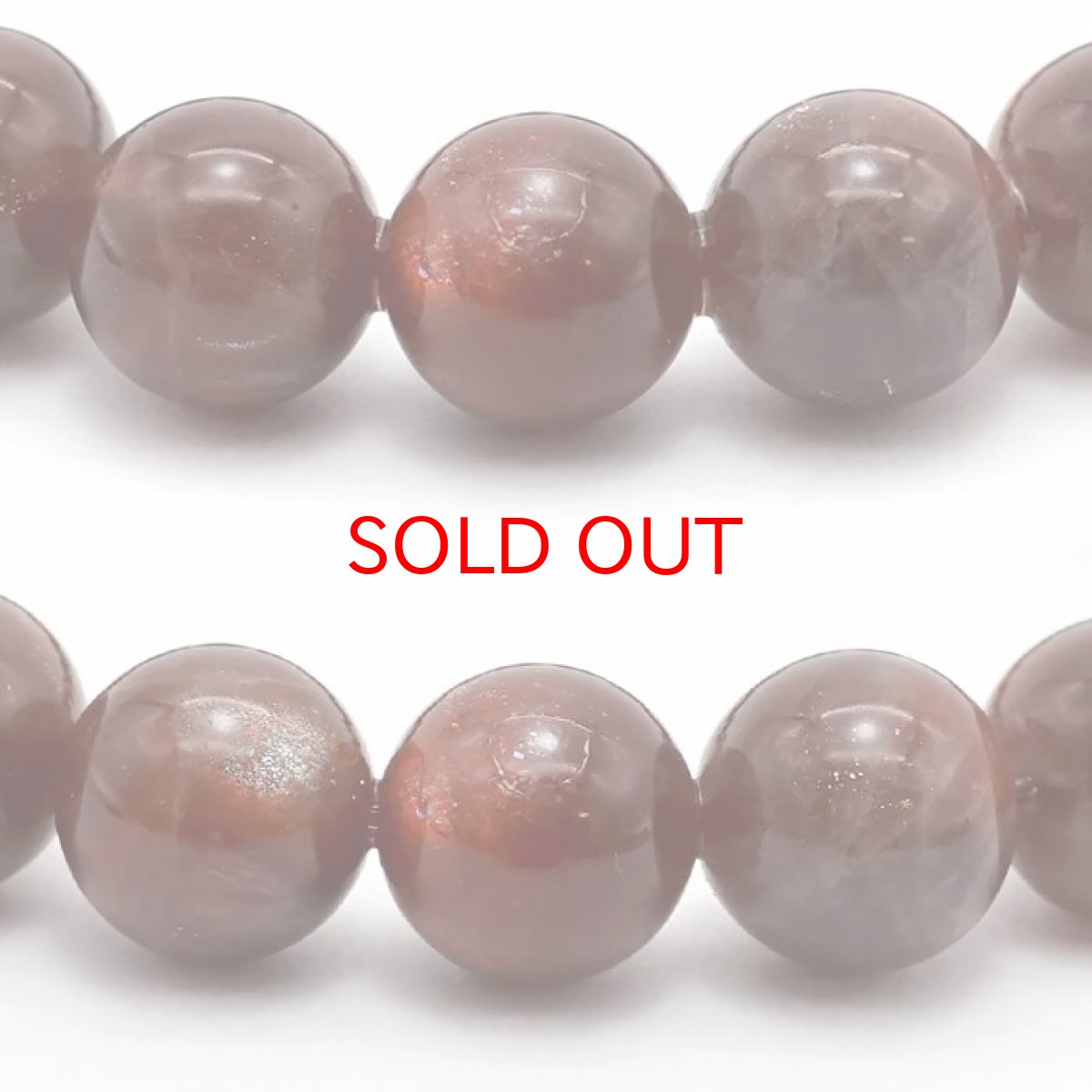 画像2: 【SALE 20%OFF】 【 一点もの 】 ブラッドショットサンストーン 9mm ブレスレット インド産 Sunstone サンストーン 太陽 お守り 浄化 天然石 パワーストーン カラーストーン (2)