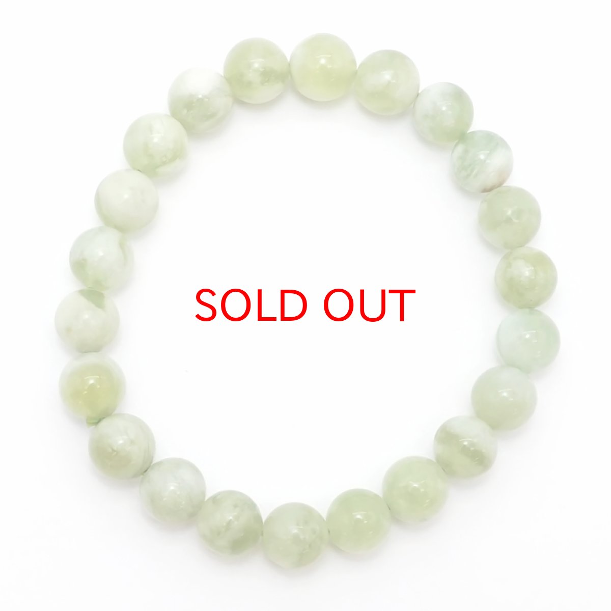 画像3: 【 一点もの 】 エンジェルフェザーサーペンティン 8mm ブレスレット 中国産 Serpentine サーペンティン お守り 浄化 天然石 パワーストーン カラーストーン (3)