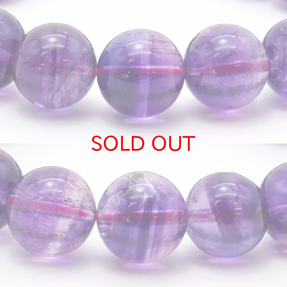 画像2: 【 一点もの 】 アメジストスーパーセブン 11mm ブレスレット ブラジル産 Amethyst super seven スーパーセブン お守り 浄化 天然石 パワーストーン カラーストーン (2)