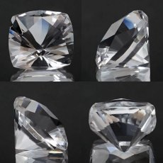 画像2: ペタライト ルース 約4.4ct スクエアカット ブラジル産 【 一点もの 】 葉長石 Petalite 裸石 鉱物 浄化 お守り 天然石 パワーストーン カラーストーン (2)