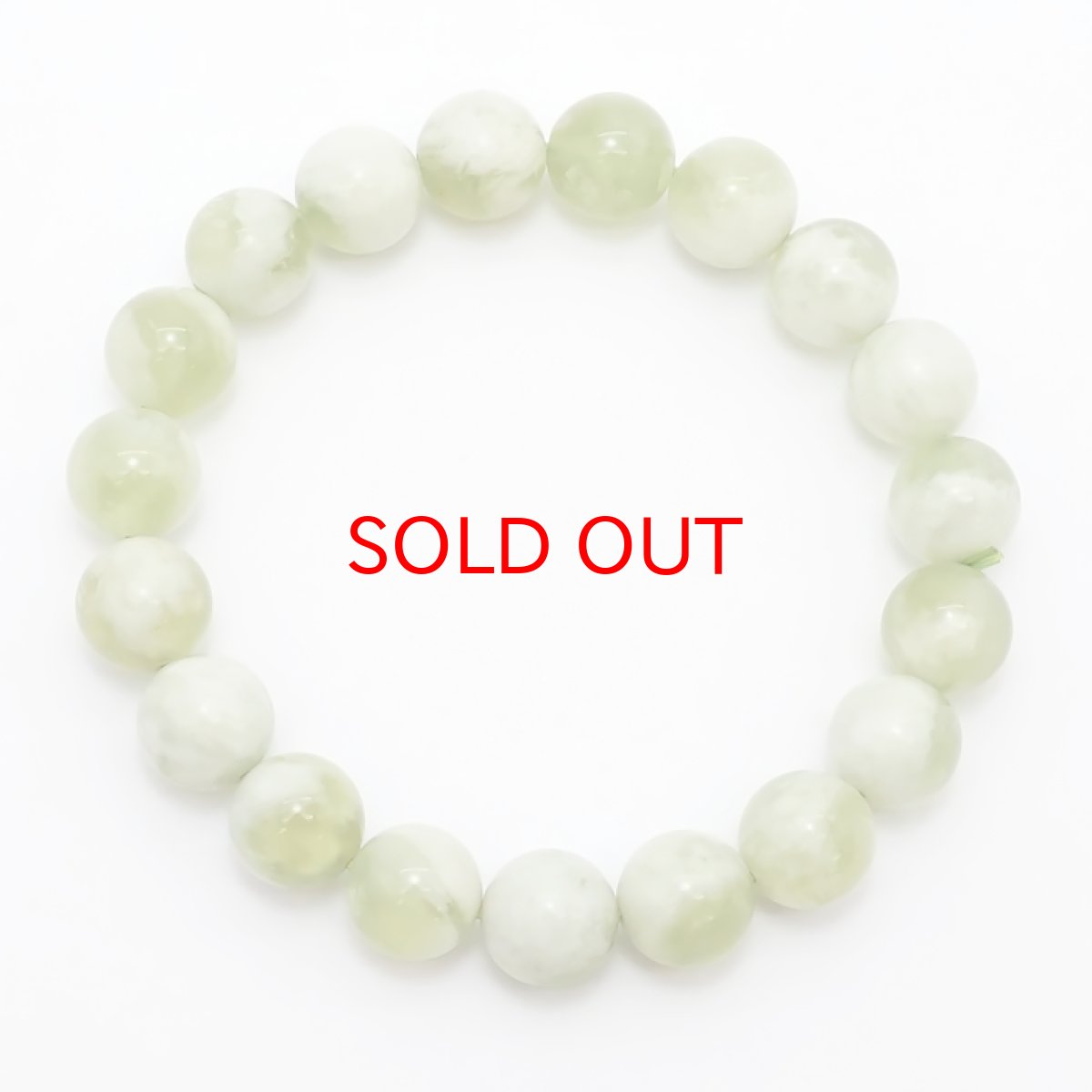 画像3: 【 一点もの 】 エンジェルフェザーサーペンティン 10mm ブレスレット 中国産 Serpentine サーペンティン お守り 浄化 天然石 パワーストーン カラーストーン (3)