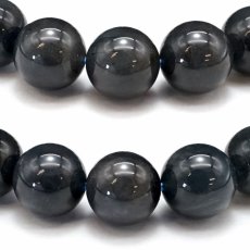 画像2: 【 一点もの 】 ブルーブラックルチル 10mm ブレスレット ブラジル産 Blue black rutile 藍ルチル お守り 浄化 天然石 パワーストーン カラーストーン (2)