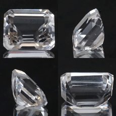 画像2: ペタライト ルース 約5.9ct エメラルドカット ブラジル産 【 一点もの 】 葉長石 Petalite 裸石 鉱物 浄化 お守り 天然石 パワーストーン カラーストーン (2)