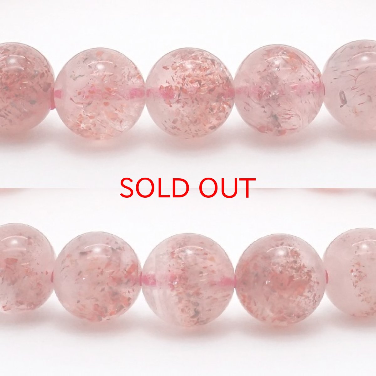 画像2: 【 一点もの 】 レッドスーパーセブン 8mm ブレスレット ブラジル産 Red super seven スーパーセブン お守り 浄化 天然石 パワーストーン カラーストーン (2)