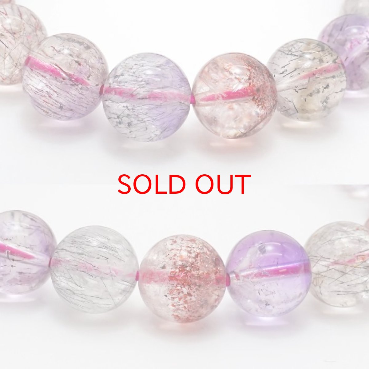 画像2: 【一点もの】 スーパーセブン ブレスレット 10mm ブラジル産 superseven 天然石 パワーストーン カラーストーン (2)