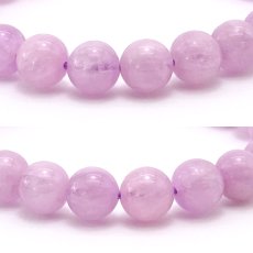 画像2: 【一点もの】 ピンククンツァイト ブレスレット 8mm ブラジル産 Pink Kunzite 天然石 パワーストーン カラーストーン (2)