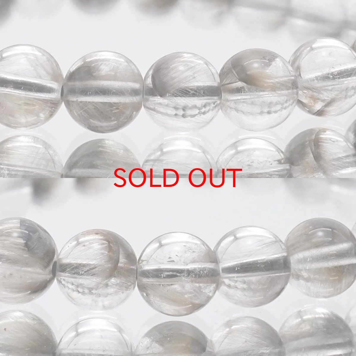 画像2: [一点もの] プラチナルチル ブレスレット 7mm ブラジル産 platinumrutil ブルッカイト 針水晶 プラチナクォーツ 天然石 パワーストーン ギフト プレゼント カラーストーン (2)