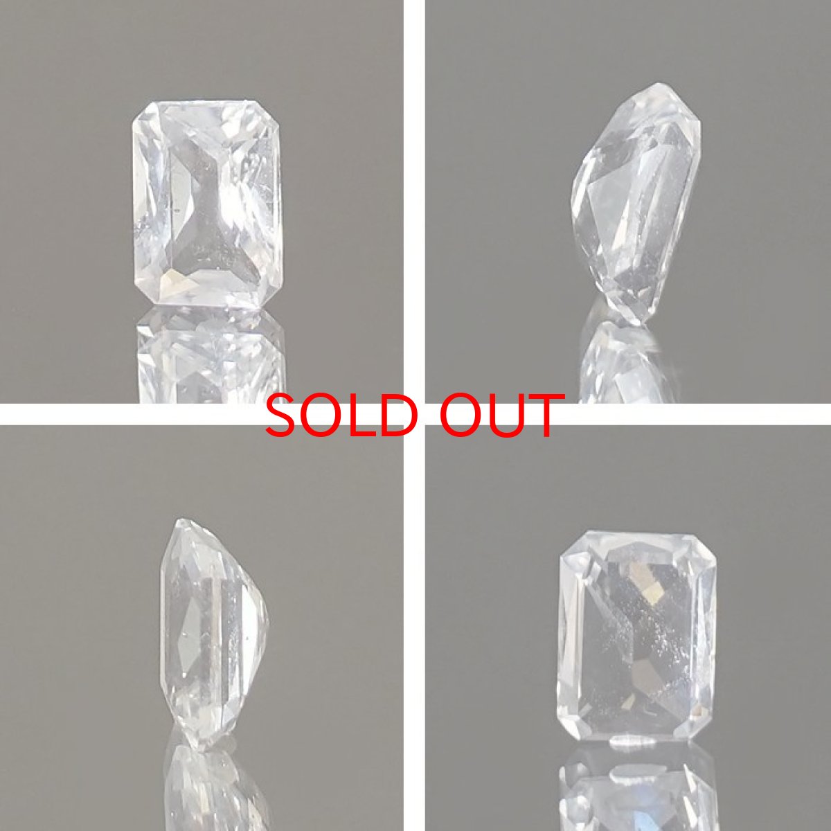 画像2: フェナカイト ルース 約0.90ct シザースカット ロシア マリシェボ産 【 一点もの 】 フェナス石 Phenakite 希少石 レア 誕生石 裸石 鉱物 浄化 お守り 天然石 パワーストーン カラーストーン (2)