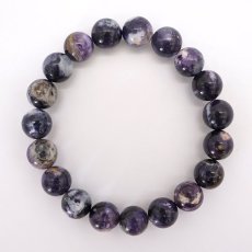 画像3: 【石の日SALE 14%OFF】 【一点もの】 ティファニーストーン ブレスレット 10mm アメリカ産 Tiffany Stone 天然石 パワーストーン カラーストーン (3)