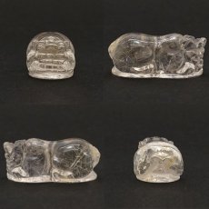 画像2: 【石の日SALE 14%OFF】 貔貅 (ヒキュウ) ルチルクォーツ 彫り物 ブラジル産 【 一点物 】 rutile quartz brave troops 瑞獣 天然石 パワーストーン カラーストーン (2)