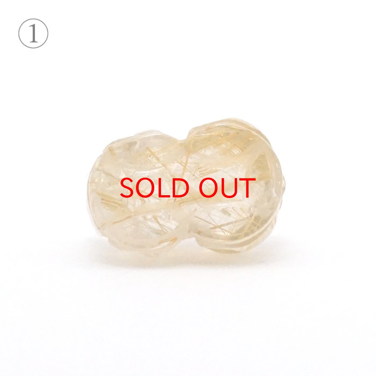 画像3: 貔貅 (ヒキュウ) ルチルクォーツ 彫り物 ブラジル産 【 一点物 】 rutile quartz brave troops 瑞獣 天然石 パワーストーン カラーストーン (3)