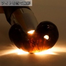 画像7: 【 一点もの 】 山梨黒平水晶 勾玉 43mm 黒 山梨県産 黒平鉱山 日本製 国産水晶 黒平 稀少価値 日本銘石 お守り パワーストーン 天然石 カラーストーン 【 正規販売店 】 (7)