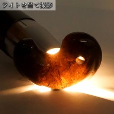 画像4: 【 一点もの 】 山梨黒平水晶 勾玉 43mm 黒 山梨県産 黒平鉱山 日本製 国産水晶 黒平 稀少価値 日本銘石 お守り パワーストーン 天然石 カラーストーン 【 正規販売店 】 (4)