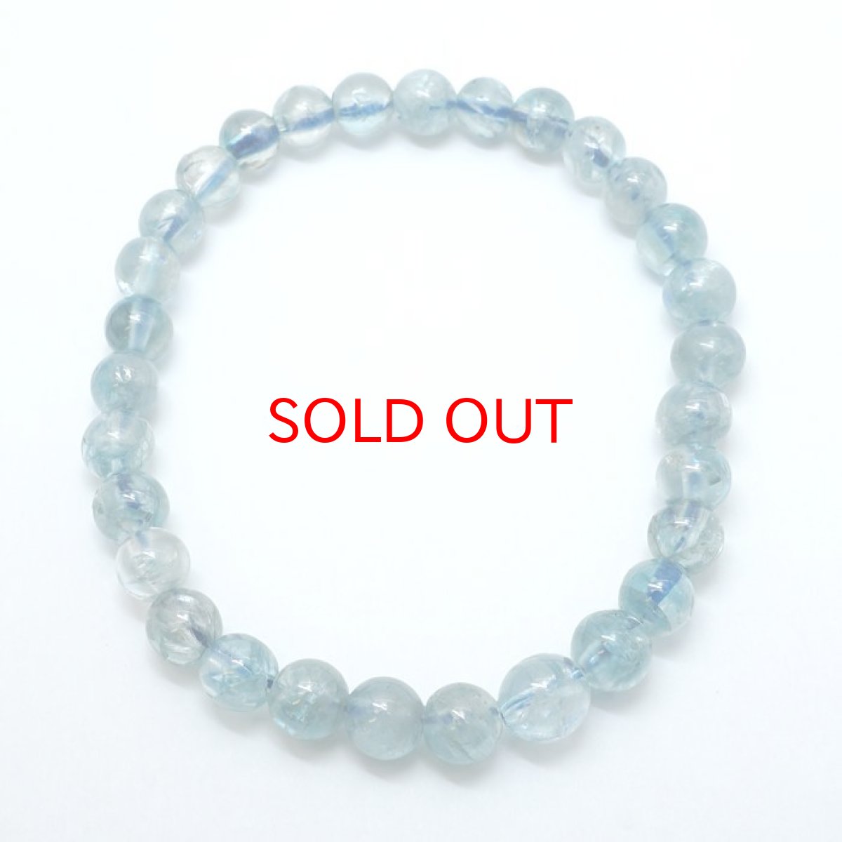 画像3: ブルージルコン ブレスレット カンボジア産 7mm Blue Zircon 【 一点もの 】 ジルコン 12月誕生石 天然石 パワーストーン カラーストーン (3)