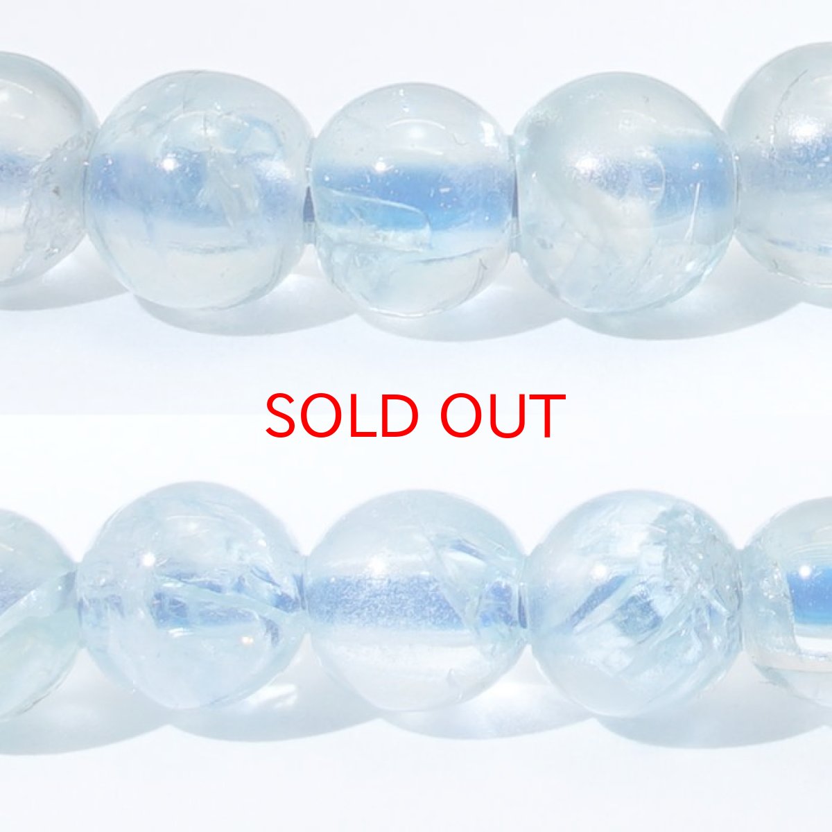 画像2: ブルージルコン ブレスレット カンボジア産 5.5mm Blue Zircon 【 一点もの 】 ジルコン 12月誕生石 天然石 パワーストーン カラーストーン (2)