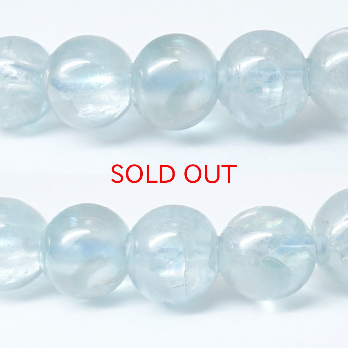 画像2: ブルージルコン ブレスレット カンボジア産 7mm Blue Zircon 【 一点もの 】 ジルコン 12月誕生石 天然石 パワーストーン カラーストーン (2)