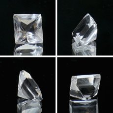 画像2: ペタライト ルース 約0.85ct スクエアカット ブラジル産 葉長石 Petalite 裸石 鉱物 浄化 お守り 天然石 パワーストーン カラーストーン (2)