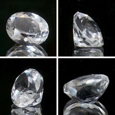 画像2: ペタライト ルース 約1.81ct オーバルカット ブラジル産 【一点もの】 葉長石 Petalite 裸石 鉱物 浄化 お守り 天然石 パワーストーン カラーストーン (2)