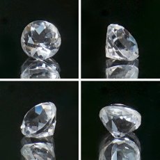 画像2: ペタライト ルース 約0.50ct ラウンドカット ブラジル産 葉長石 Petalite 裸石 鉱物 浄化 お守り 天然石 パワーストーン カラーストーン (2)