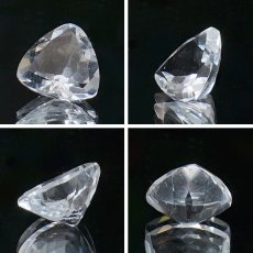 画像2: ペタライト ルース 約1.10ct トリリアンカット ブラジル産 【一点もの】 葉長石 Petalite 裸石 鉱物 浄化 お守り 天然石 パワーストーン カラーストーン (2)