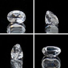 画像2: ペタライト ルース 約0.4ct オーバルカット ブラジル産 葉長石 Petalite 裸石 鉱物 浄化 お守り 天然石 パワーストーン カラーストーン (2)