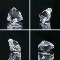 画像2: ペタライト ルース 約0.45ct トリリアンカット ブラジル産 葉長石 Petalite 裸石 鉱物 浄化 お守り 天然石 パワーストーン カラーストーン (2)