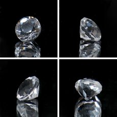 画像2: ペタライト ルース 約0.45ct ラウンドカット ブラジル産 葉長石 Petalite 裸石 鉱物 浄化 お守り 天然石 パワーストーン カラーストーン (2)