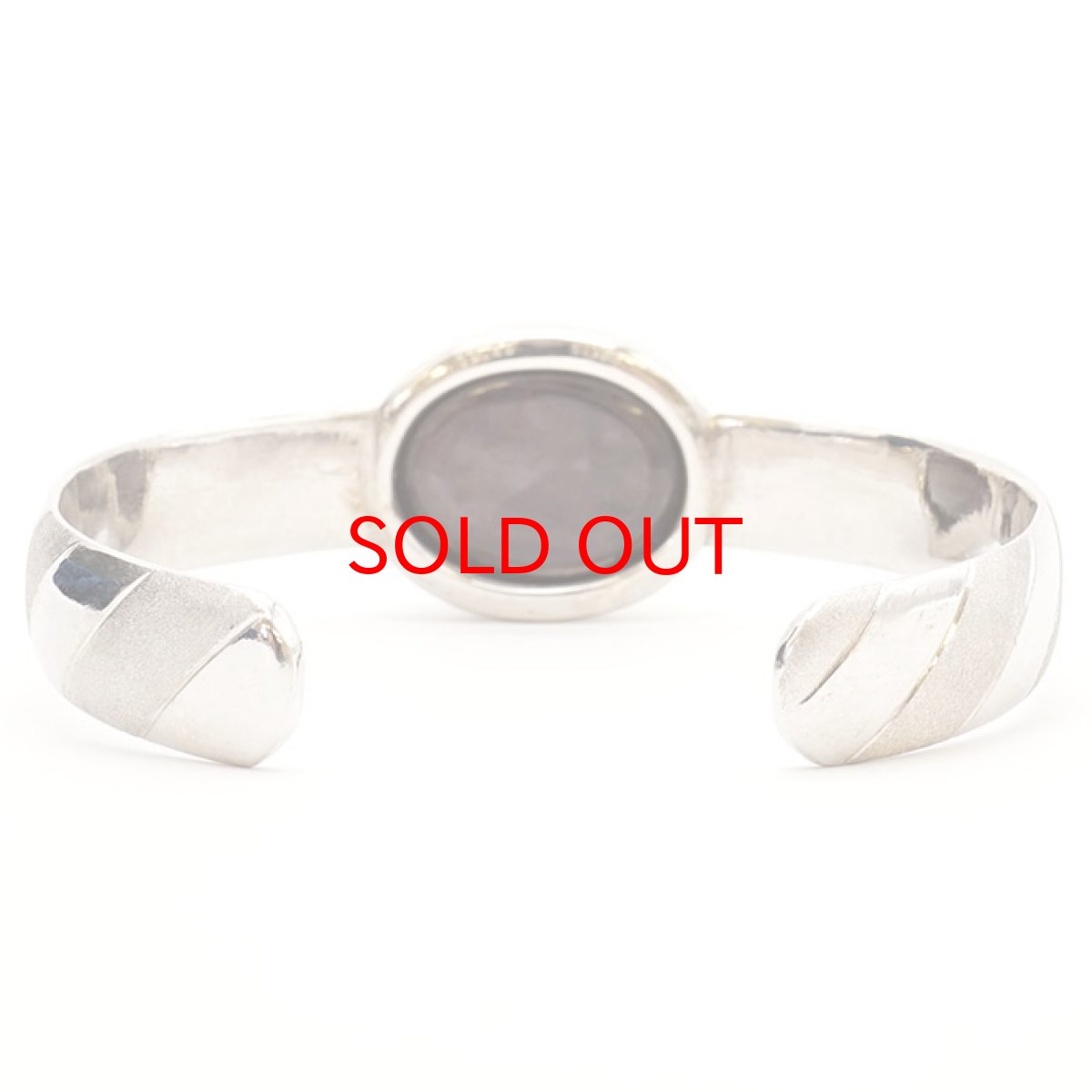 画像4: 【弊社オリジナルデザイン】スターガーネット シルバー バングル ブレスレット デザインC 日本製 SV925 【一点物】 証明書つき 天然石 パワーストーン カラーストーン (4)