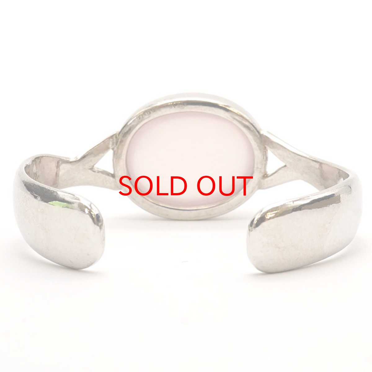 画像4: 【弊社オリジナルデザイン】スターローズクォーツ シルバー バングル ブレスレット デザインA 日本製 SV925 【一点物】 証明書つき 天然石 パワーストーン カラーストーン (4)