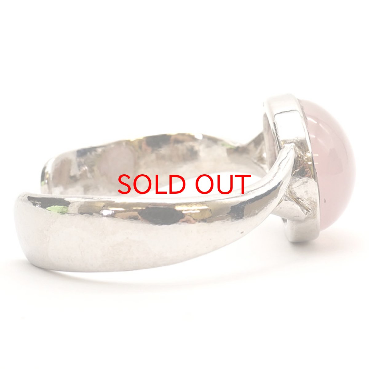 画像3: 【弊社オリジナルデザイン】スターローズクォーツ シルバー バングル ブレスレット デザインA 日本製 SV925 【一点物】 証明書つき 天然石 パワーストーン カラーストーン (3)