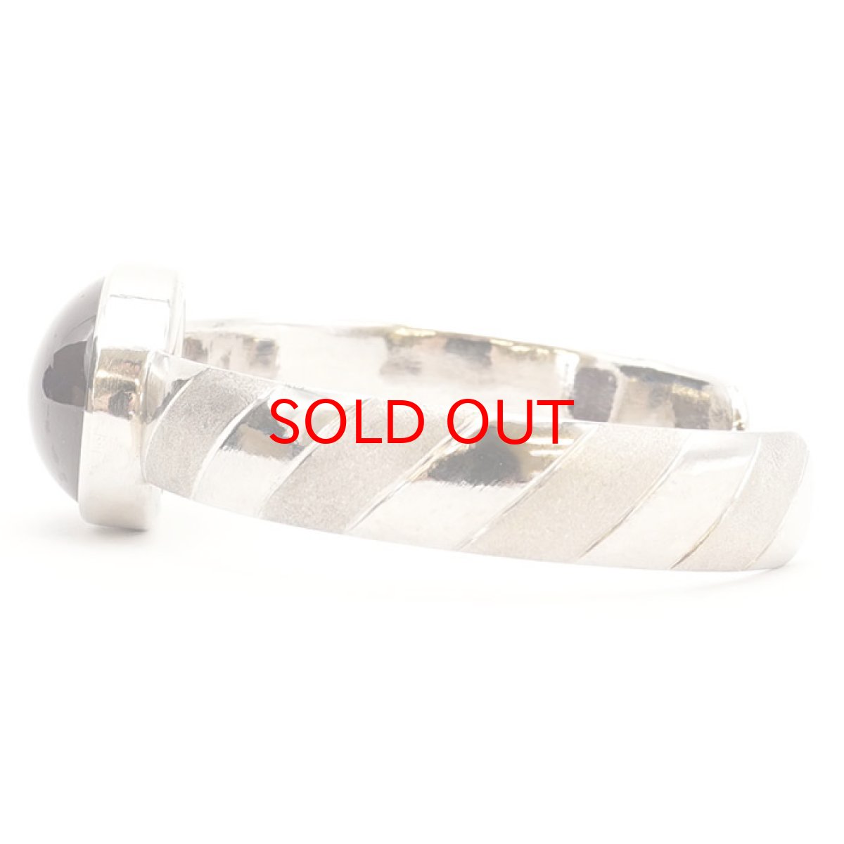 画像5: 【弊社オリジナルデザイン】スターガーネット シルバー バングル ブレスレット デザインC 日本製 SV925 【一点物】 証明書つき 天然石 パワーストーン カラーストーン (5)