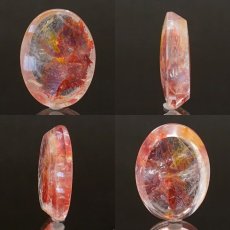 画像2: 【 1点物 】オーロラインクォーツ ルース 6.5ct Aurora In Quartz リモナイト ヘマタイト 天然石 パワーストーン 浄化 お守り カラーストーン (2)