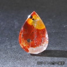 画像3: 【 1点物 】オーロラインクォーツ ルース 5.5ct Aurora In Quartz リモナイト ヘマタイト 天然石 パワーストーン 浄化 お守り カラーストーン (3)