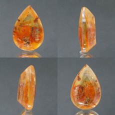 画像2: 【 1点物 】オーロラインクォーツ ルース 4.5ct Aurora In Quartz リモナイト ヘマタイト 天然石 パワーストーン 浄化 お守り カラーストーン (2)