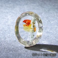 画像3: 【 1点物 】オーロラインクォーツ ルース 5.5ct Aurora In Quartz リモナイト ヘマタイト 天然石 パワーストーン 浄化 お守り カラーストーン (3)