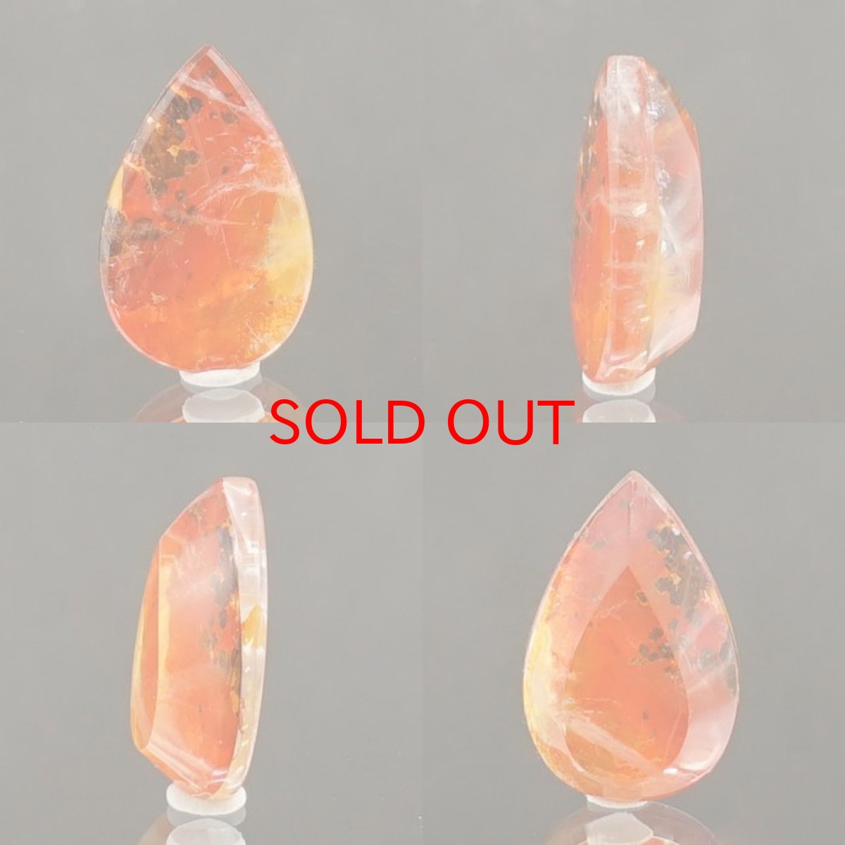 画像2: 【 1点物 】オーロラインクォーツ ルース 1.5ct Aurora In Quartz リモナイト ヘマタイト 天然石 パワーストーン 浄化 お守り カラーストーン (2)