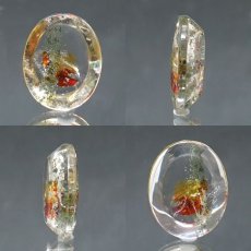 画像2: 【 1点物 】オーロラインクォーツ ルース 5.5ct Aurora In Quartz リモナイト ヘマタイト 天然石 パワーストーン 浄化 お守り カラーストーン (2)