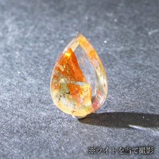 画像3: 【 1点物 】オーロラインクォーツ ルース 1.0ct Aurora In Quartz リモナイト ヘマタイト 天然石 パワーストーン 浄化 お守り カラーストーン (3)